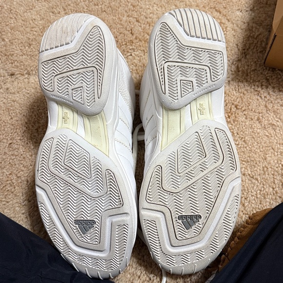 Adidas Men's White High-Top Sneakers -12 - Picture 4 of 4